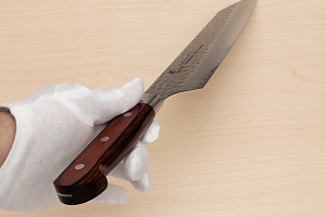 Sakai Takayuki 33-layer Damascus VG10 Gyuto knife 190mm ( 7.5 ") Spanish Mahogany handle