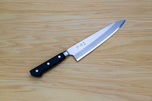 Tetsuhiro Blue steel 2 Gyuto knife 210mm (8.3") Black paper micarta