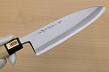 Sakai Genkichi Blue steel 2 Deba Knife 180mm Magnolia Wood handle with buffalo horn