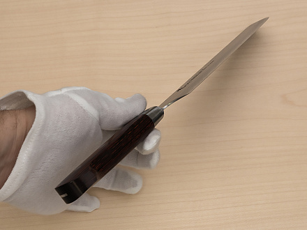Sakai Takayuki 33-layer Damascus VG10 Nakiri vegetable knife 160mm ( 6.3 ") Spanish Mahogany handle
