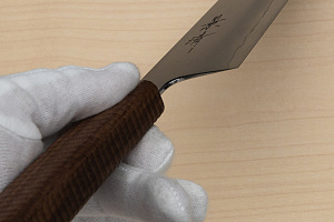 Kagekiyo Silver steel 3 Gyuto knife 240mm (9.5") Walnut handle (hand carved)
