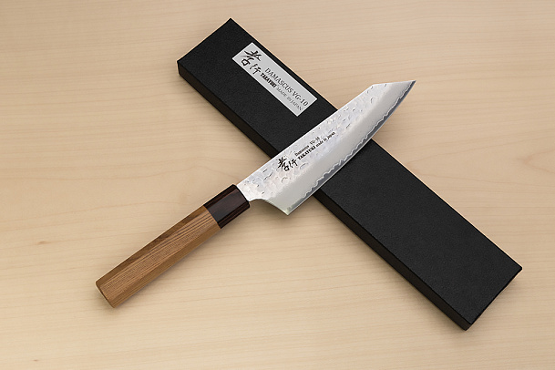 Sakai Takayuki 33-layer VG10 Damascus Bunka knife 160mm (6.3 ") Keyaki (Japanese Elm) handle