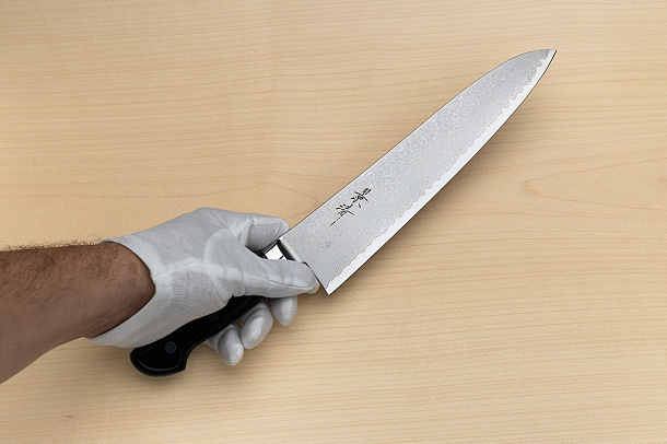 Kagekiyo VG10 Damascus Gyuto knife 240mm (9.5") Micarta handle