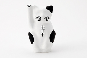 Designers White Maneki-Neko Medium 20cm