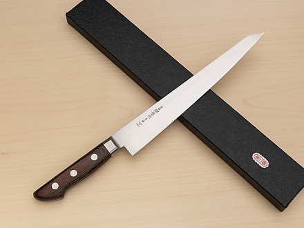 Sakai Takayuki Blue Steel 2 Sujihiki knife 240mm ( 9.5 ") Packer Wood handle