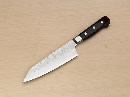Sakai Takayuki 33-layer Damascus VG10 Bunka knife 160mm ( 6.3 ") Spanish Mahogany handle