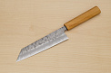 Hokiyama Ginga San-mai Silver steel 3 Bunka 170mm (6.7") Elongated Octagonal Japanese Zelkova Handle - Knife-Life - Best Japanese Knife Store
