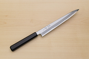 Kagekiyo White Steel 2 Sujihiki knife 240mm (9.5")Magnolia Wood Urushi lacquer handle