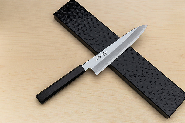 Kagekiyo White steel 2 Gyuto knife 210mm (8.3") Magnolia Wood Urushi lacquer handle
