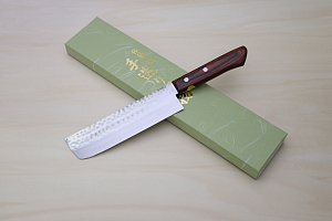 Miki VG1 Nakiri knife 165mm (6.5") Black Pakkawood handle