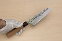 Sakai Takayuki 33-layer VG10 Damascus Bunka knife 160mm ( 6.3 ") Keyaki (Japanese Elm) handle - Knife-Life - Best Japanese Knife Store