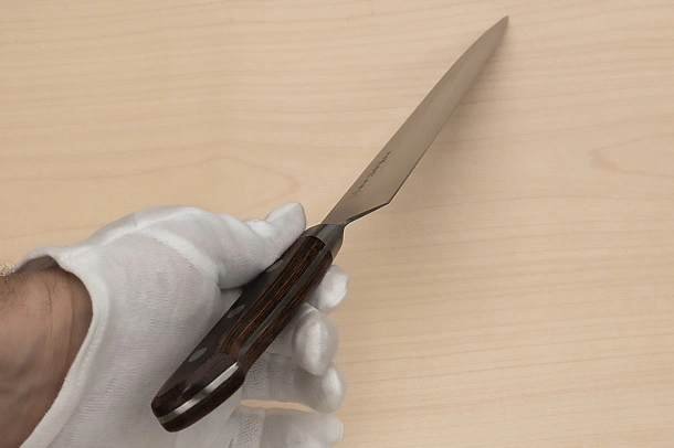 Sakai Takayuki Blue Steel 2 Gyuto knife 210mm ( 8.3 ") Packer Wood handle Sakai Takayuki Blue Steel 2 Gyuto knife 210mm ( 8.3 ") Packer Wood handle
