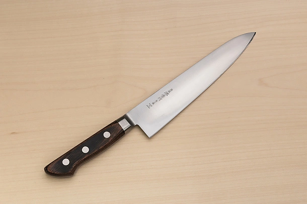 Sakai Takayuki Blue Steel 2 Gyuto knife 210mm ( 8.3 ") Packer Wood handle Sakai Takayuki Blue Steel 2 Gyuto knife 210mm ( 8.3 ") Packer Wood handle