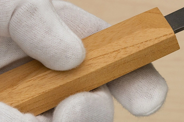 Hokiyama Ginga San-mai Silver steel 3 Gyuto 240mm (9.5") Elongated Octagonal Japanese Zelkova Handle