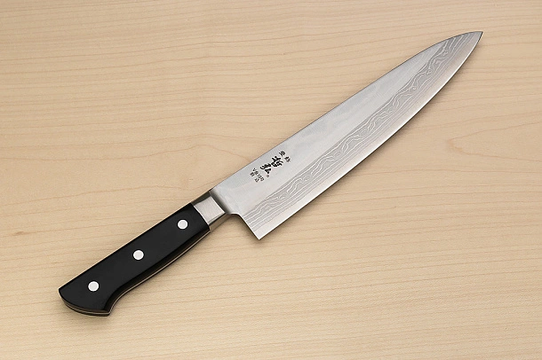 Tetsuhiro VG10 Gyuto knife 240mm (9.5") Black paper micarta