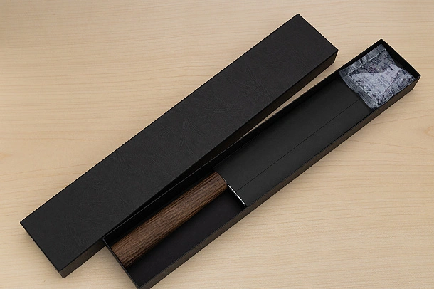 Kagekiyo Silver steel 3 Gyuto knife 240mm (9.5") Walnut handle (hand carved) №2 Kagekiyo Silver steel 3 Gyuto knife 240mm (9.5") Walnut handle (hand carved) №2