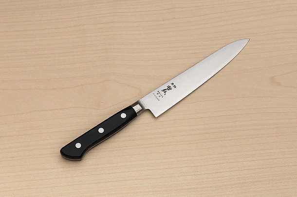 Tetsuhiro Super Gold 2 (SG2) Petty knife 150 Black paper micarta