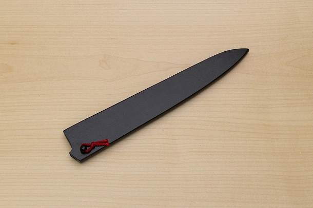 Kagekiyo Black wooden sheath for Sujihiki 240mm (9.5") lacquered with Urushi 