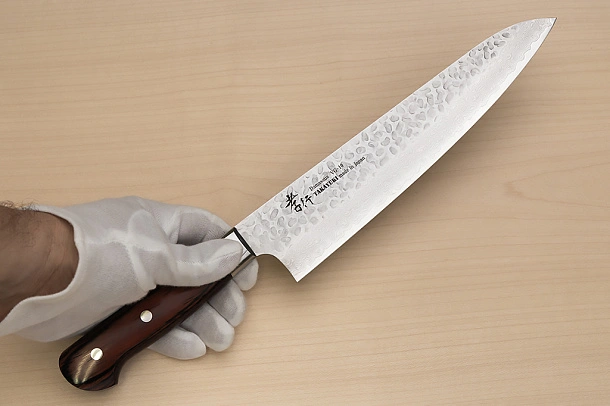 Sakai Takayuki 33-layer Damascus VG10 Gyuto knife 240mm ( 9.5 ") Spanish Mahogany handle