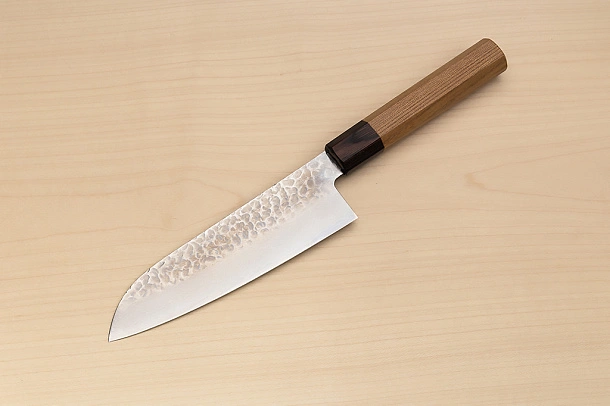 Sakai Takayuki 33-layer VG10 Damascus Santoku knife 170mm (6.7 ") Keyaki (Japanese Elm) handle