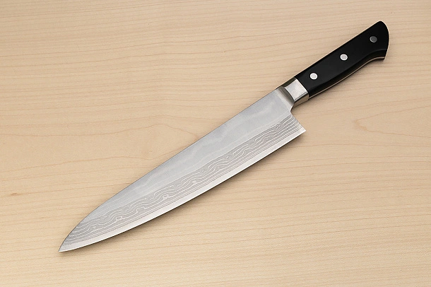 Tetsuhiro VG10 Gyuto knife 240mm (9.5") Black paper micarta