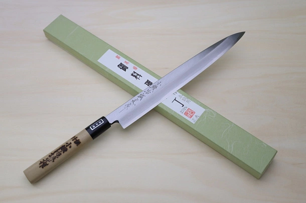 Miki White steel 2 Yanagiba knife 270mm (10.63") Magnolia Wood Handle