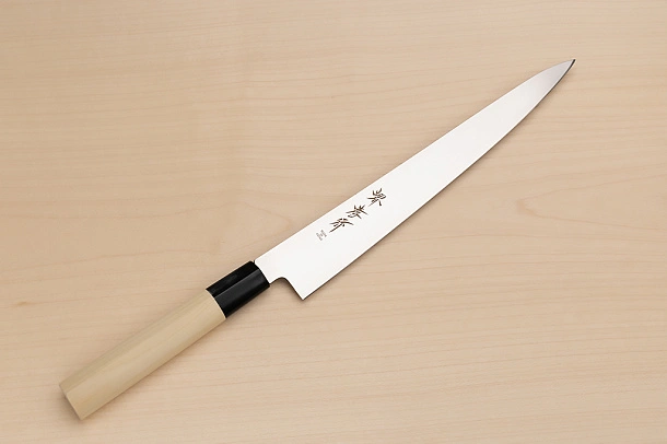 Sakai Takayuki AUS8 Sujihiki knife 240mm (9.5 ") Magnolia/Buffalo horn handle