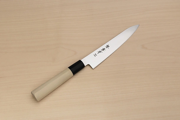 Sakai Takayuki AUS8 Petty knife 150mm (6") Magnolia/Buffalo horn handle