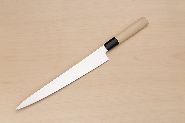 Sakai Takayuki AUS8 Sujihiki knife 240mm (9.5 ") Magnolia/Buffalo horn handle