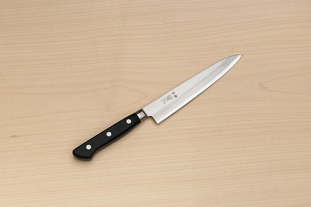 Tetsuhiro Blue steel 2 Petty knife 150mm (6") Black paper micarta