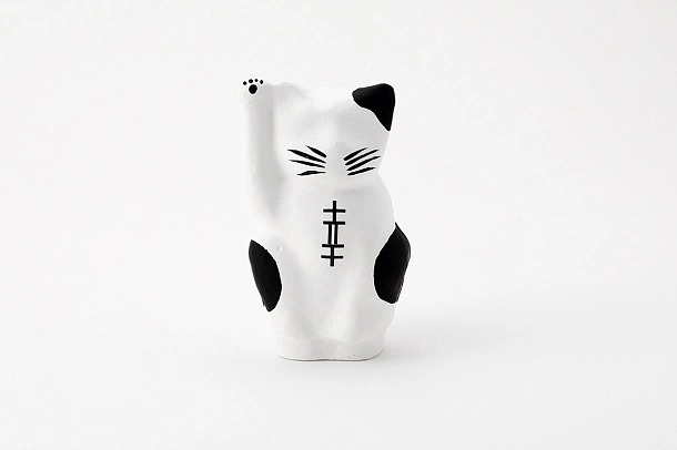 Designer's White Maneki-Neko Small 14cm Designer's White Maneki-Neko Small 14cm