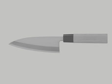 Miki VG1 Nakiri vegetable knife 165mm (6.5") Rosewood handle