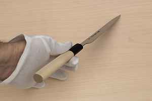 Sakai Takayuki AUS8 Petty knife 150mm (6") Magnolia/Buffalo horn handle