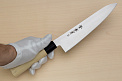 Sakai Takayuki AUS8 Gyuto knife 240mm (9.5 ") Magnolia/Buffalo horn handle - Knife-Life - Best Japanese Knife Store